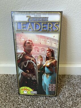NIB 7 Wonders Leaders Board Game Expansion Pack Sealed 1st edition 2011 OOP